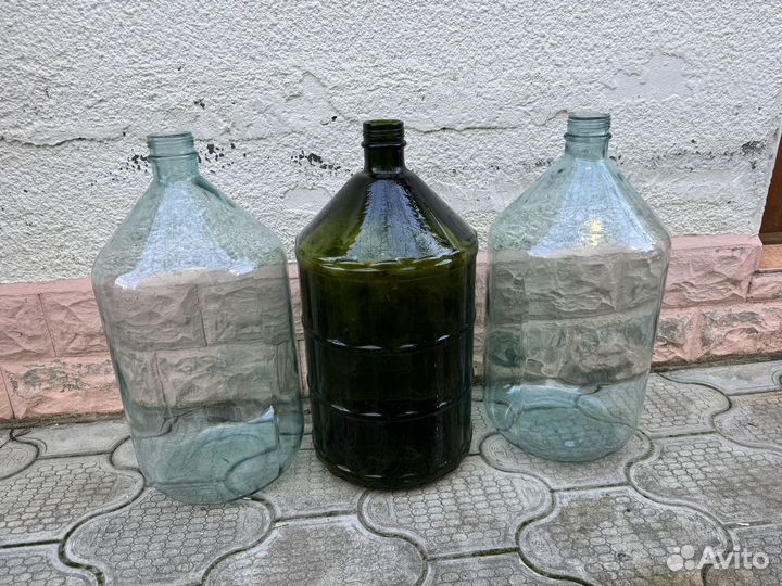 Бутылка стеклянная 20 литров