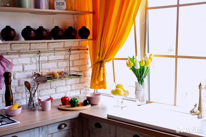 Занавески для кухни