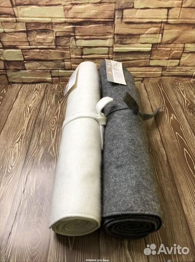 Коврик-лежак для бани светлый 1,50x50см