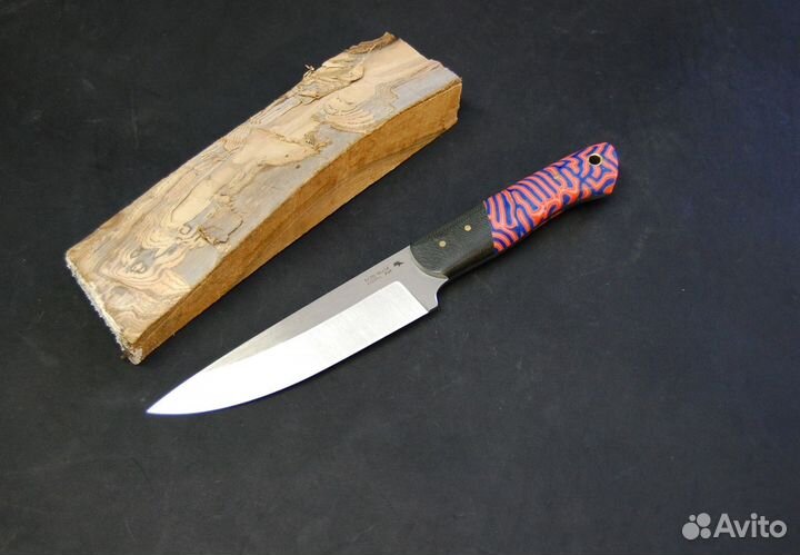 Походный нож, нержавеющая AUS10co, микарта