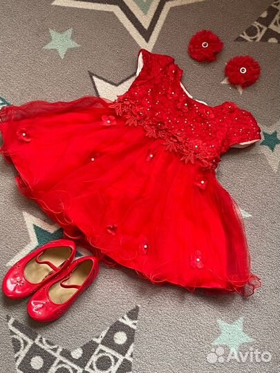 Платье для девочки 86 92