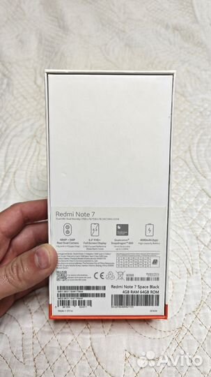 Xiaomi Redmi Note 7, 4/64 ГБ