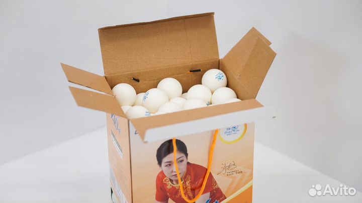 Мячи для тенниса Double Fish 1* (100 шт/упак.)