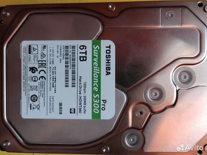 Жёсткие диски SATA 3,5