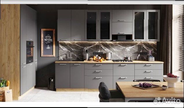 Кухня прямая модульная новая