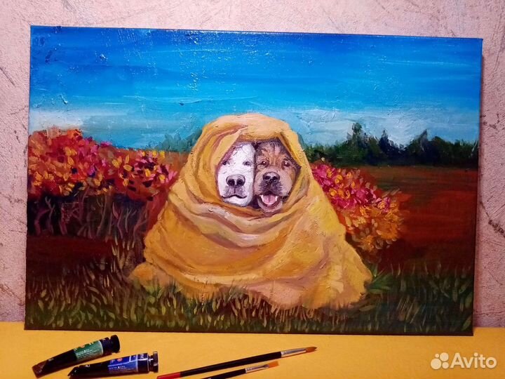 Картина маслом на холсте