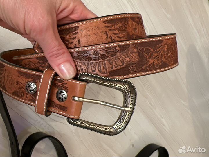 Ремни мужские, натуральная кожа