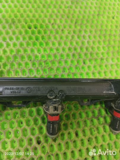 Топливная рампа skoda fabia 2 1.2cgp