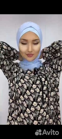 Косынка на кнопка. Хиджаб. Платок