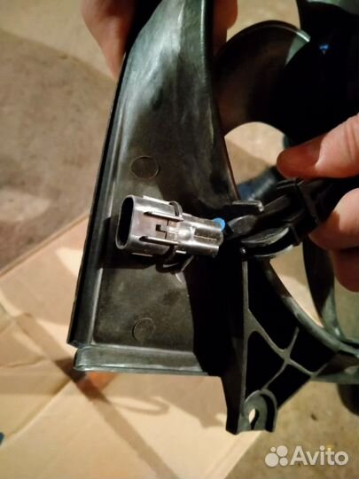 Вентилятор охлаждения hyundai accent/verna