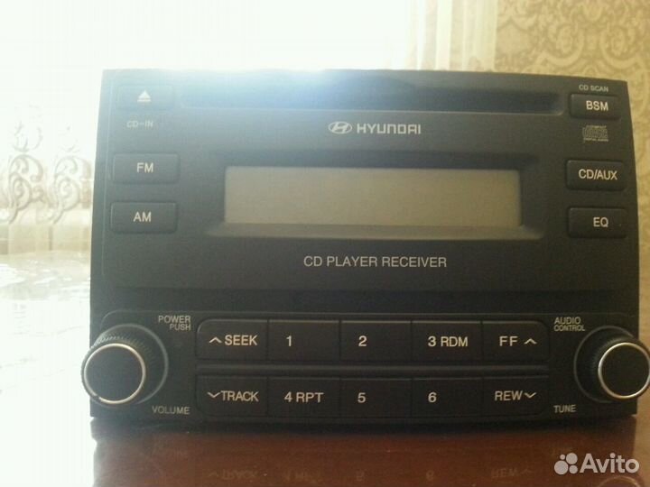 Штатная магнитола на Хендай элантра J4