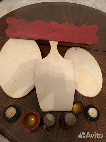 Посуда хохлома доски