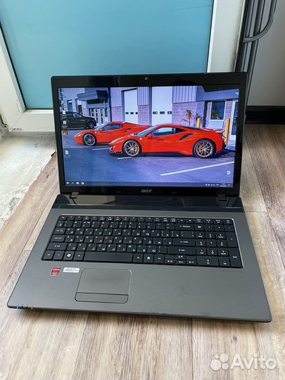 Мощный Acer 17 дюймов/core i7/10gb
