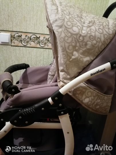 Коляска 2 в 1 индиго