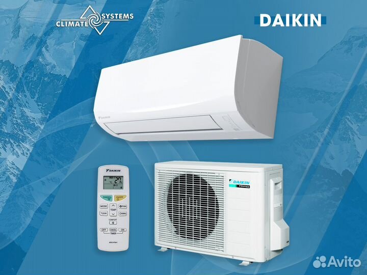 Сплит-система Daikin ftxf25c/rxf25c, белый