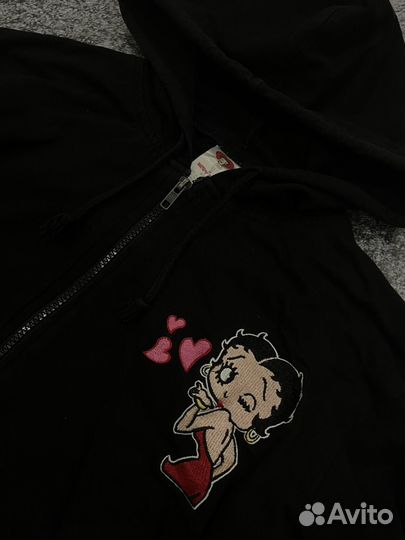 Винтажное зип худи Betty Boop