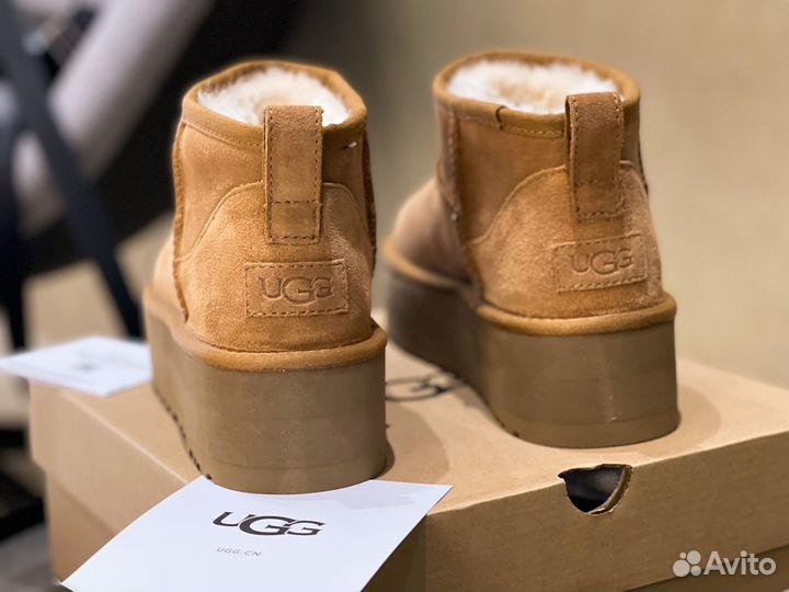 Угги UGG Classic Ultra Mini Platform на платформе