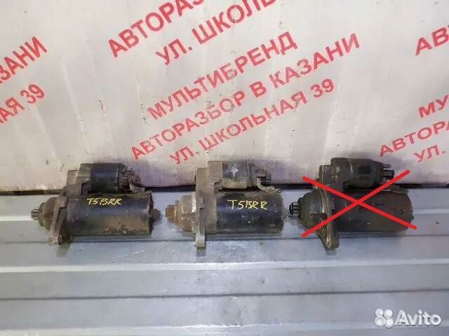 Стартер Фольксваген Транспортер Т5 1.9л TDI BRR