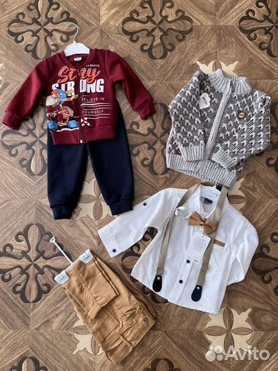 Вещи на мальчика 1 годик Новые