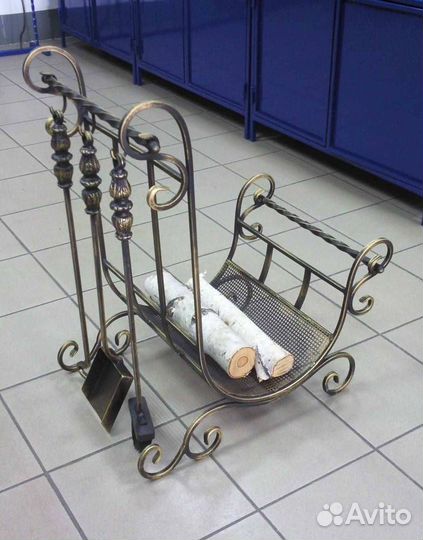 Кованные каминные наборы