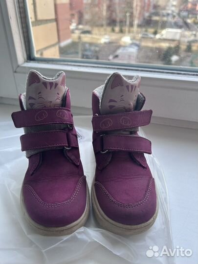 Ботинки демисезонные для девочки 25 размер