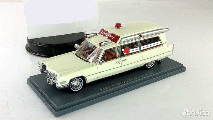 Кадиллак Cadillac Ambulance Скорая помощь Neo 1:43