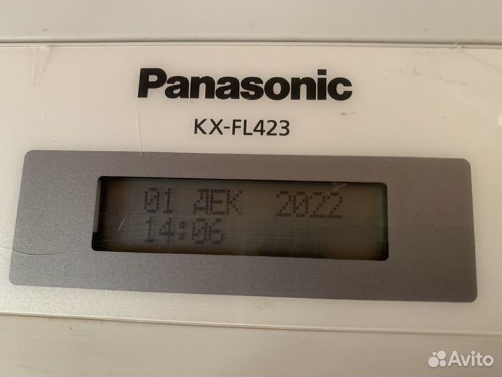 Факс лазерный Факсимильный Panasonic KX-FL423