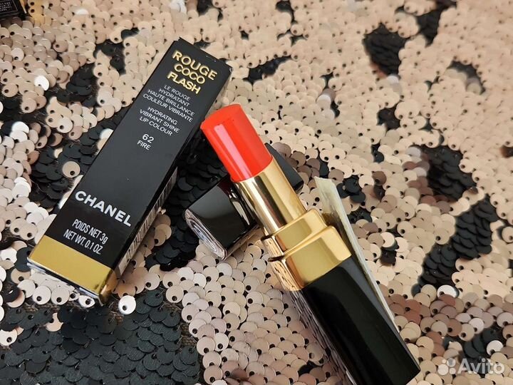 Chanel rouge coco flash увлажняющий блеск 62