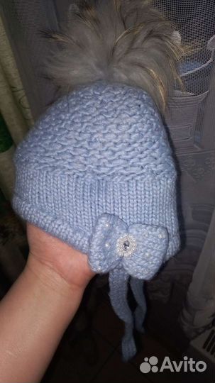 Шапочка для девочки 48-50