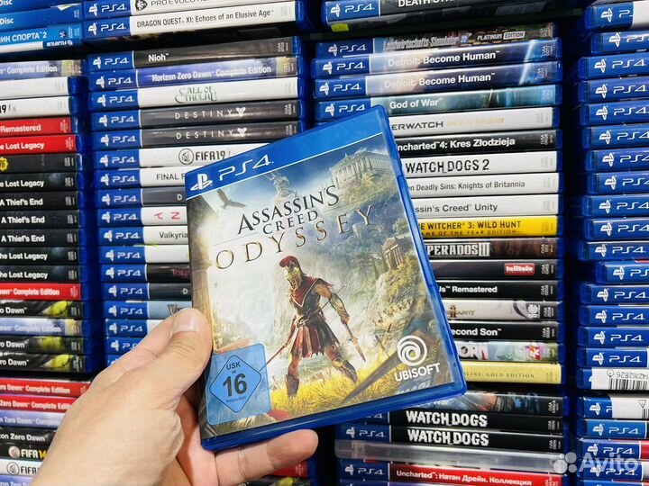 Assasins creed odyssey ps4 диск