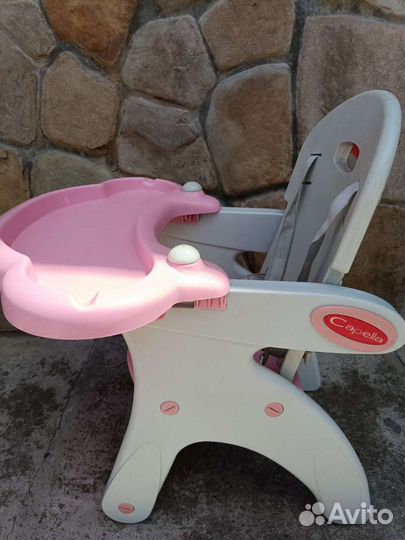 Детский стол и стульчик для кормления 2в1