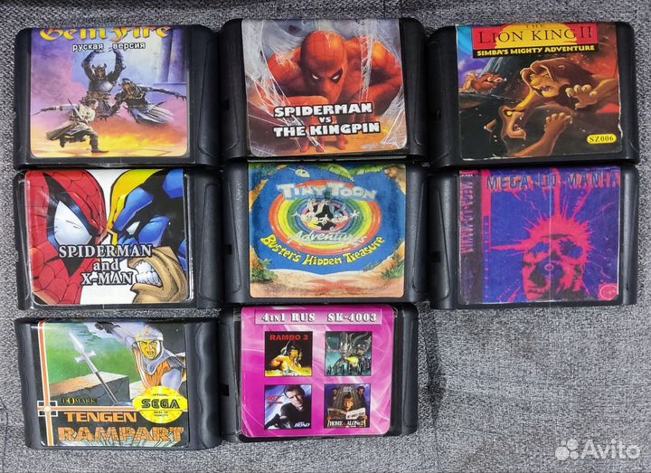Картриджи sega
