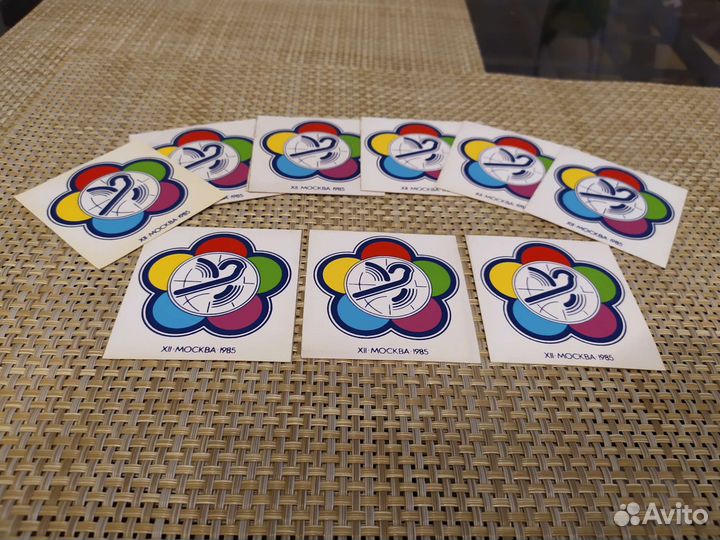 Наклейки Фестиваль 1985 СССР