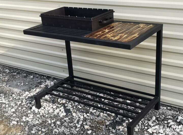 Мангалы в стиле лофт без крыши, металл 5мм