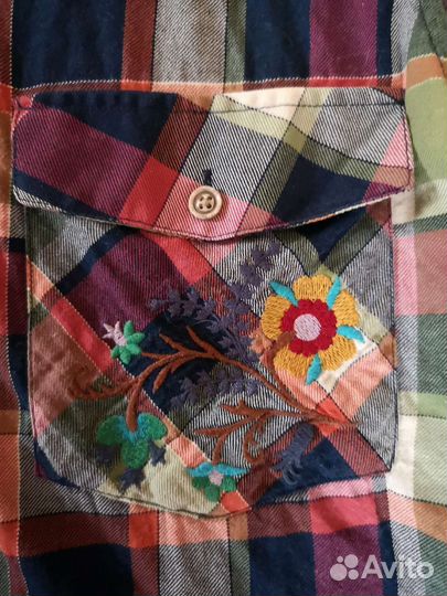 Рубашка с вышивкой женская, размер 46-48 (М)