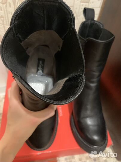 Полусапоги жен 38 нат кожа