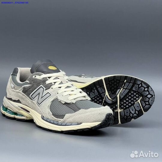 Кроссовки New Balance 2002R Светлые (Арт.94774)