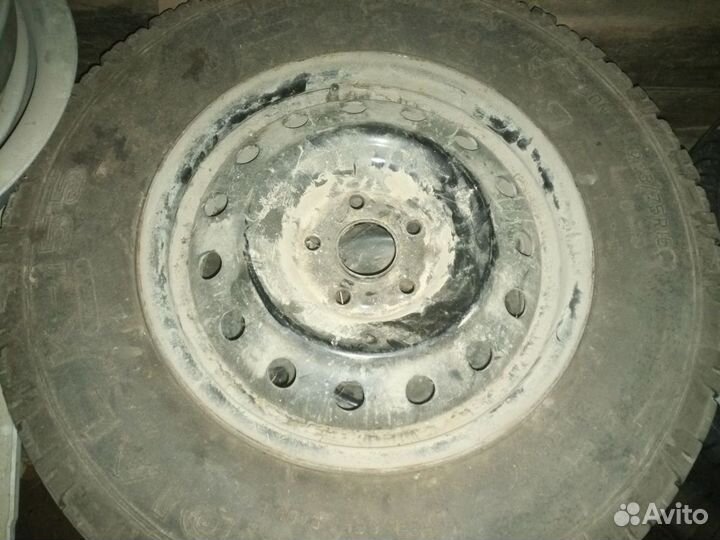 Колеса- диск штамп а резина с УАЗ 225/75 R16