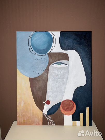 Картина «Абстракция» акрилом