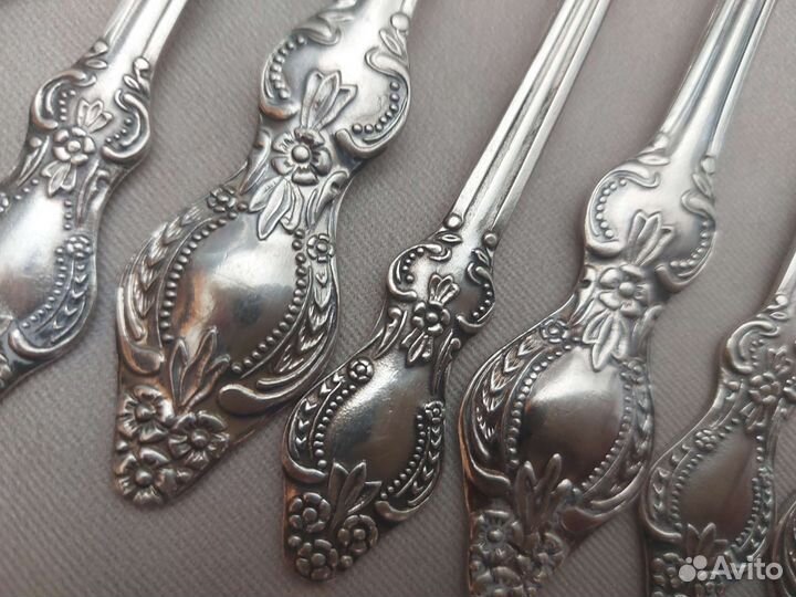 Столовые приборы мельхиор СССР Свердловская Роза