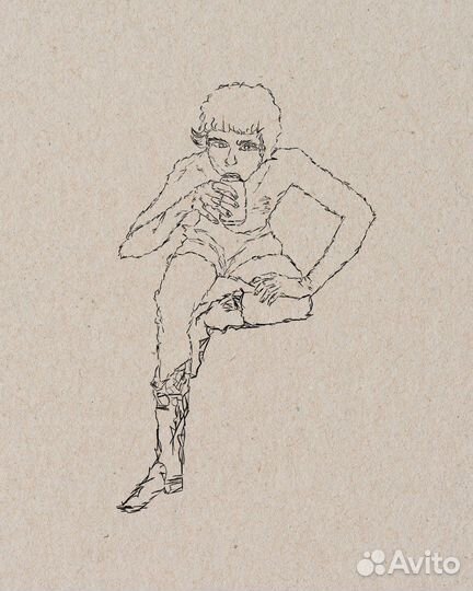 Татуировка в тату студии, модель на тату