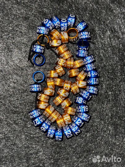 Именные кольца для голубей под заказ