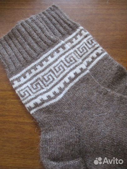Носки вязаные р.43-45 Верблюжья шерсть