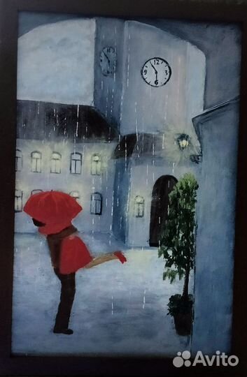 Картина городской пейзаж