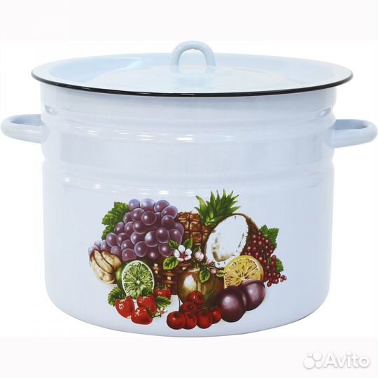 Бак эмаль 20,0л с рисунком