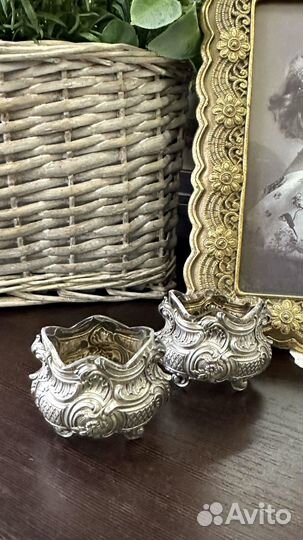 Антикварная солонка.Серебро