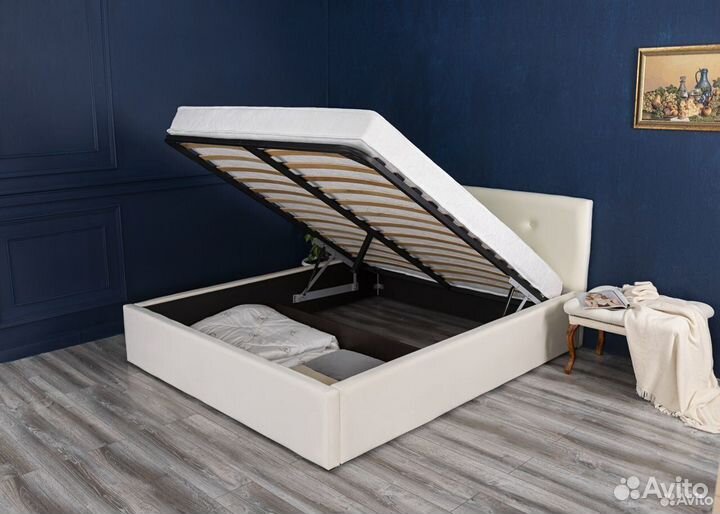 Кровать + матрас + подъемный механизм 160х200