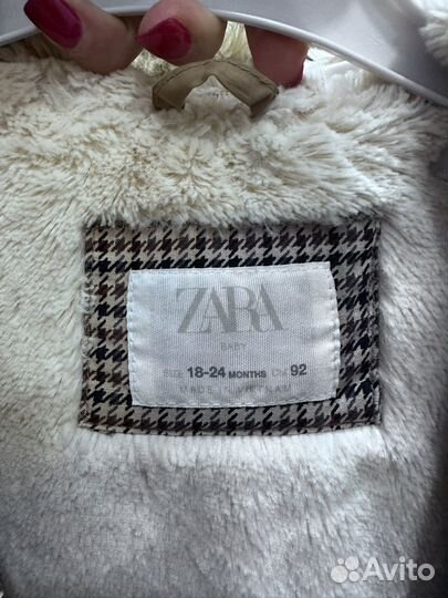 Парка детская для девочки zara