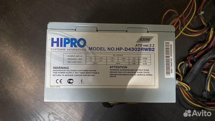 Блок питания на 430 w