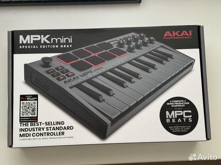 Midi-клавиатура akai PRO MPK mini MK3 Grey